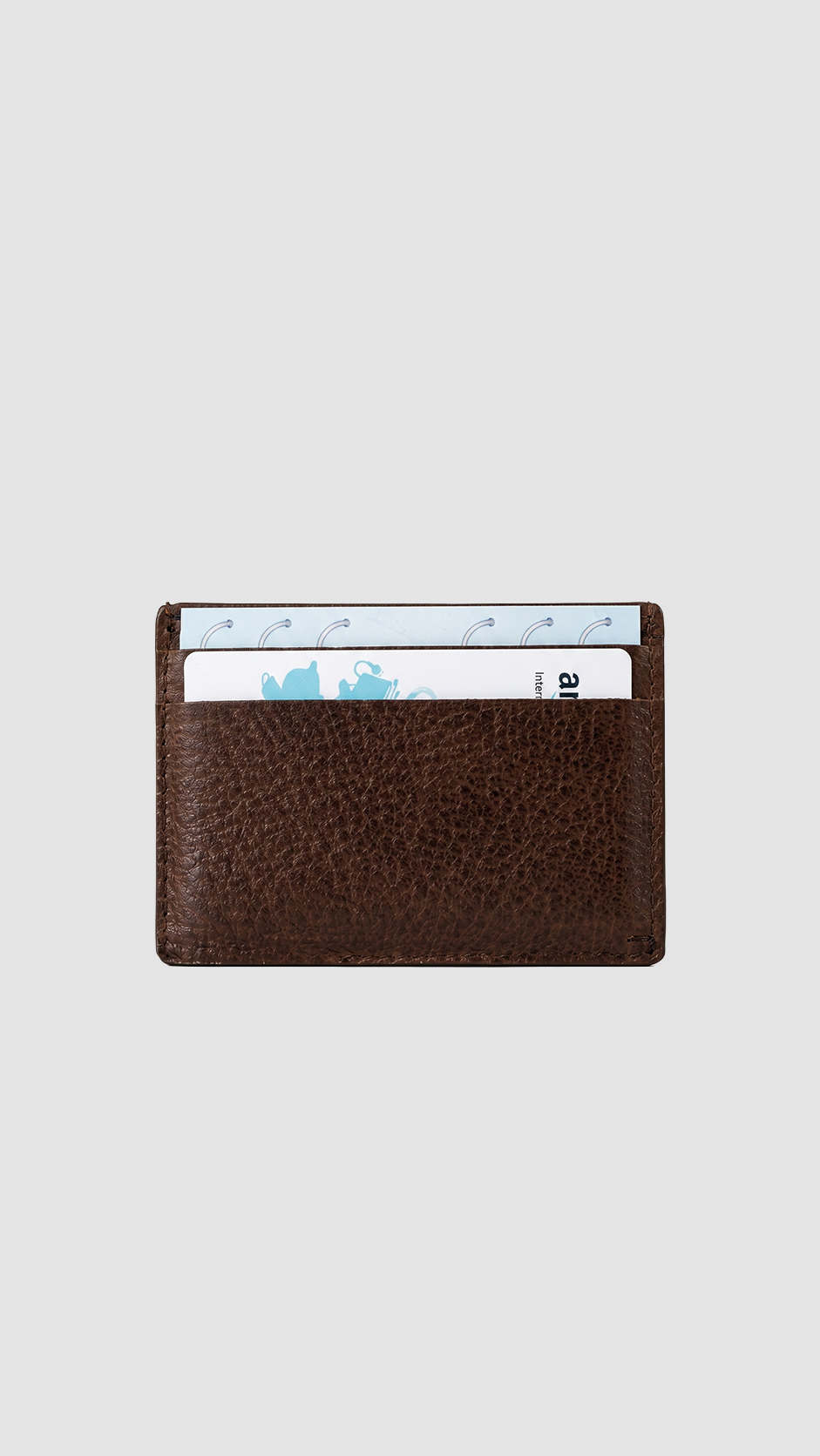 697/1 - ซองใส่บัตรหนังแท้ Slim Card Holder OEM | โรงงานเครื่องหนัง 1